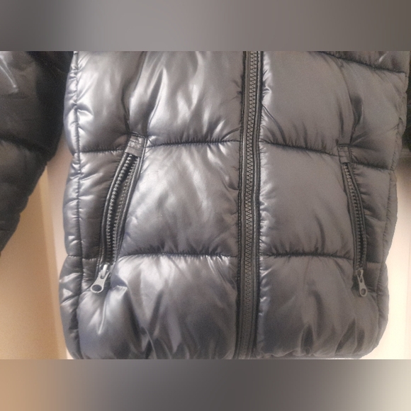 Save The Duck - Black Puffer Jacket Size: 8 - Picture 4 of 16